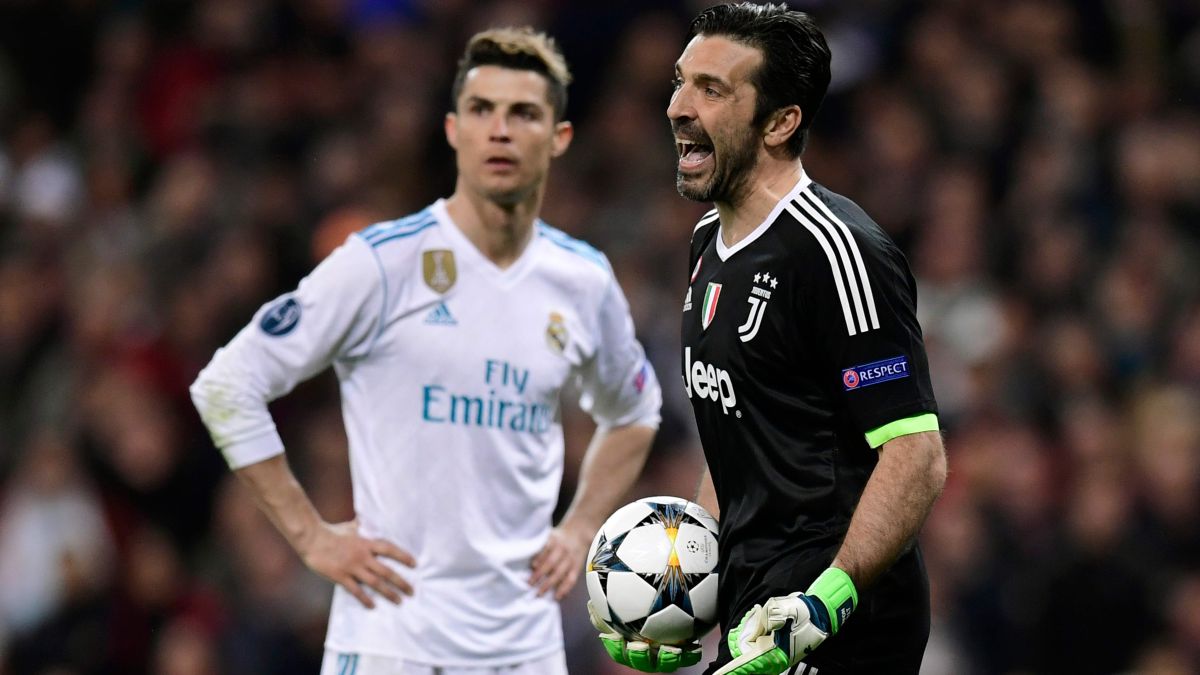 بوفون وكريستيانو رونالدو في يوفنتوس