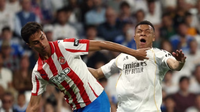 ركلة جزاء مبابي ضد جيرونا