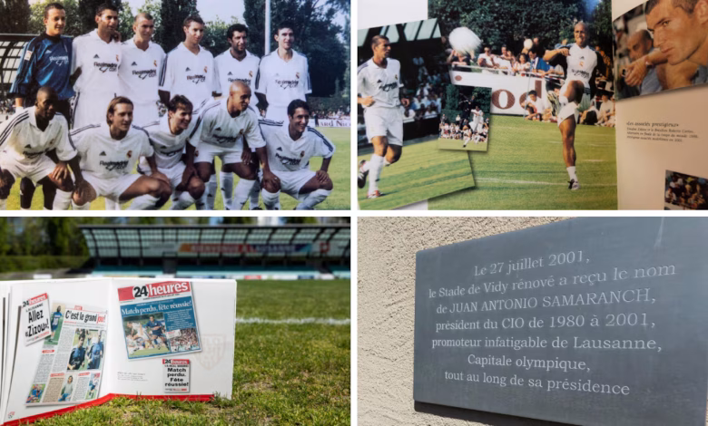 أول مباراة لزيدان مع ريال مدريد