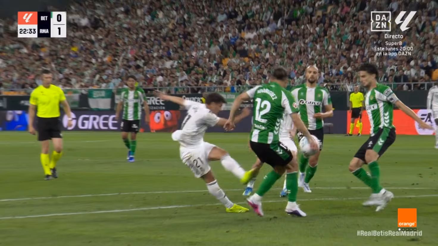 ركلة جزاء ريال مدريد ضد بيتيس