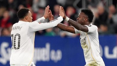 فلورنتينو بيريز يفضل فينيسيوس على مبابي