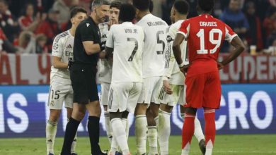 غضب ريال مدريد من التحكيم