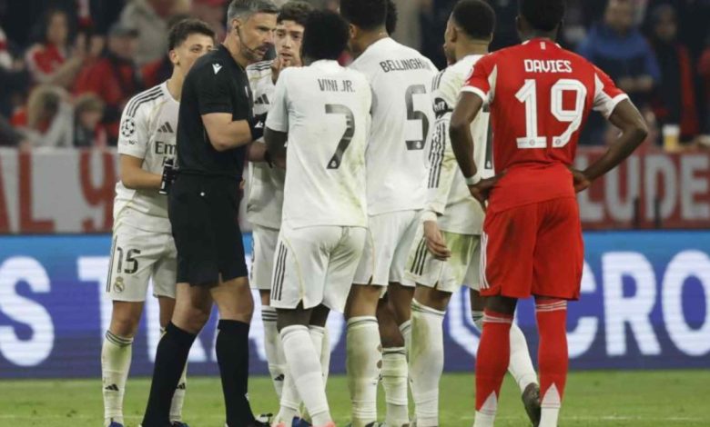 غضب ريال مدريد من التحكيم