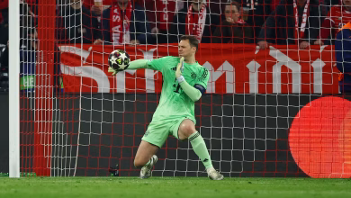 نوير يتجاوز ميسي في دوري الأبطال