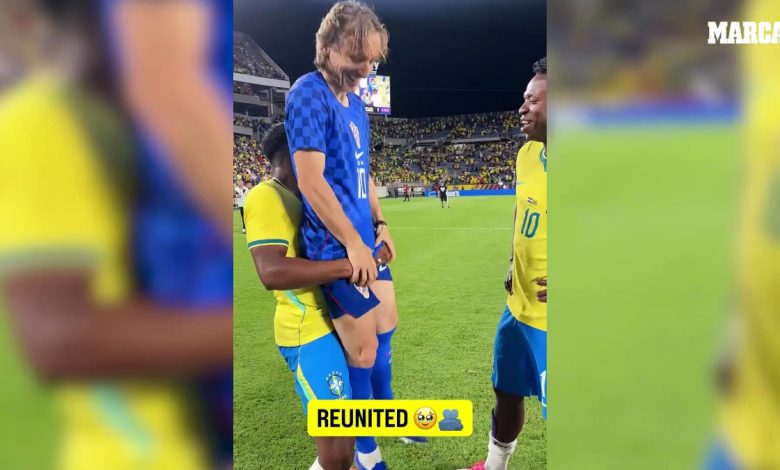 مودريتش وأنشيلوتي وفينيسيوس