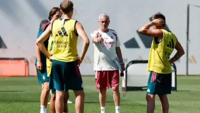أول مران لمورينيو مع ريال مدريد