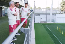 أول تدريب لمورينيو مع ريال مدريد